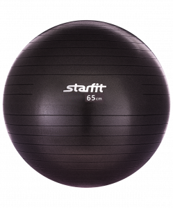Мяч гимнастический Starfit GB-101 65 см, антивзрыв, черный ― купить в Москве. Цена, фото, описание, продажа, отзывы. Выбрать, заказать с доставкой. | Интернет-магазин SPORTAVA.RU