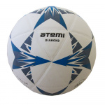 Мяч футбольный Atemi DIAMOND PVC бел/чёрн/син., р.5 , 420 г., ламинированный , окруж 68-71
