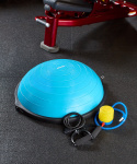 УЦЕНКА Полусфера Starfit "BOSU" GB-502 с эспандерами, с насосом, синий