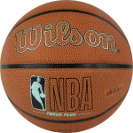 Мяч баскетбольный Wilson NBA FORGE PLUS ECO BSKT WZ2010901XB7, размер 7 (7)