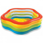 Бассейн надувной Intex 56495NP "Summer colors pool", 185х180х53см