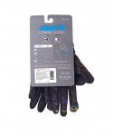 Перчатки для фитнеса Starfit WG-104, с пальцами, черный/мультицвет