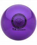 Мяч для художественной гимнастики RGB-101, 15 см, фиолетовый