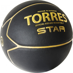 Мяч баскетбольный TORRES Star B32317, размер 7 (7) ― купить в Москве. Цена, фото, описание, продажа, отзывы. Выбрать, заказать с доставкой. | Интернет-магазин SPORTAVA.RU