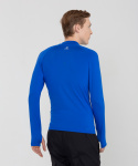Футболка компрессионная с длинным рукавом JÖGEL Camp PerFormDRY Top LS, синий/белый