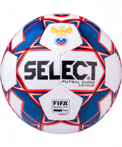 Мяч футзальный Select Super League АМФР FIFA 1000417, №4, белый/синий/красный (4) ― купить в Москве. Цена, фото, описание, продажа, отзывы. Выбрать, заказать с доставкой. | Интернет-магазин SPORTAVA.RU