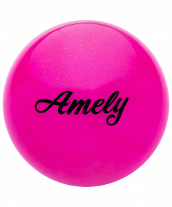 Мяч для художественной гимнастики Amely AGB-102, 15 см, розовый, с блестками ― купить в Москве. Цена, фото, описание, продажа, отзывы. Выбрать, заказать с доставкой. | Интернет-магазин SPORTAVA.RU