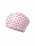 Шапочка для плавания Atemi long hair cap Point White, силикон, Цвет: принт, TLH1PW