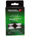 Мяч для настольного тенниса Roxel 2* Swift, белый, 6 шт.