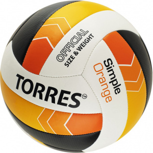 Мяч волейбольный TORRES SIMPLE ORANGE,V32125 (5) ― купить в Москве. Цена, фото, описание, продажа, отзывы. Выбрать, заказать с доставкой. | Интернет-магазин SPORTAVA.RU