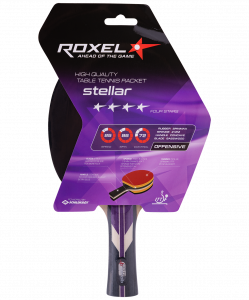 Ракетка для настольного тенниса Roxel 4* Stellar, коническая ― купить в Москве. Цена, фото, описание, продажа, отзывы. Выбрать, заказать с доставкой. | Интернет-магазин SPORTAVA.RU
