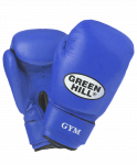 Перчатки боксерские Green Hill GYM BGG-2018, 8oz, кожа, синие