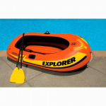 Лодка надувная Intex 58331NP Explorer с веслами, 185х94х41см