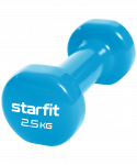 Гантель виниловая Starfit DB-101 2,5 кг, синий, 2 шт