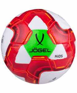 Мяч футбольный Jögel Kids, №4, белый/красный/зеленый (4) ― купить в Москве. Цена, фото, описание, продажа, отзывы. Выбрать, заказать с доставкой. | Интернет-магазин SPORTAVA.RU
