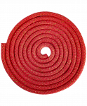 Скакалка для художественной гимнастики Amely RGJ-304, 3м, красный/золотой, с люрексом