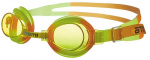 Очки для плавания Atemi, дет,PVC/силикон (жёлт/оранж), S305
