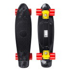 Мини скейтборд MaxCity Plastic Board X1 Small черный