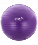 Фитбол Starfit GB-106, 65 см, 1000 гр, с ручным насосом, фиолетовый, антивзрыв
