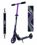 Самокат Ridex 2-колесный Liquid 180 мм, черный/фиолетовый