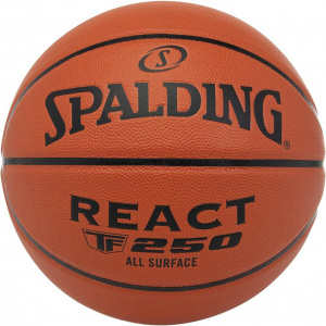 Мяч баскетбольный Spalding TF-250 React 76802z, размер 6 (6) ― купить в Москве. Цена, фото, описание, продажа, отзывы. Выбрать, заказать с доставкой. | Интернет-магазин SPORTAVA.RU