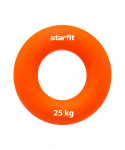 Эспандер кистевой Starfit ES-404 "Кольцо", диаметр 8,8 см, 25 кг, силикогель, оранжевый