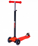 Самокат Ridex 3-колесный Snappy 3D, 120/80 мм, красный