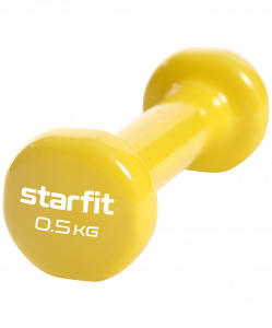 Гантель виниловая Starfit DB-101 0,5 кг, желтый ― купить в Москве. Цена, фото, описание, продажа, отзывы. Выбрать, заказать с доставкой. | Интернет-магазин SPORTAVA.RU