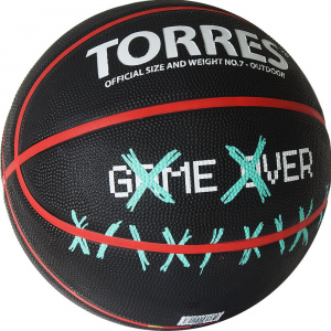 Мяч баскетбольный TORRES Game Over B02217, размер 7 (7) ― купить в Москве. Цена, фото, описание, продажа, отзывы. Выбрать, заказать с доставкой. | Интернет-магазин SPORTAVA.RU