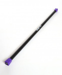 Бодибар Starfit BB-301, 6 кг, неопреновый, черный/фиолетовый