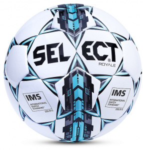 Мяч футбольный SELECT ROYALE, 814117-002 бел/син, размер 5 ― купить в Москве. Цена, фото, описание, продажа, отзывы. Выбрать, заказать с доставкой. | Интернет-магазин SPORTAVA.RU