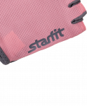 Перчатки для фитнеса Starfit SU-127, розовый/серый