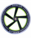 Колесо для самоката Ridex Apollo, 200 мм, серое/зеленое