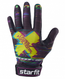 Перчатки для фитнеса Starfit WG-104, с пальцами, черный/мультицвет ― купить в Москве. Цена, фото, описание, продажа, отзывы. Выбрать, заказать с доставкой. | Интернет-магазин SPORTAVA.RU