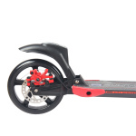 Самокат RGX ROUTE 230/200мм black/red (100%алюминий,дисковый тормоз,передний и задний амортизаторы)
