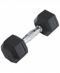 Гантель обрезиненная Starfit DB-301 6 кг, черная