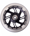 Светодиодное колесо для самоката, Ridex 120 мм, черное