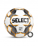 Мяч футбольный Select Super FIFA 812117, №5, белый/серый/оранжевый (5)