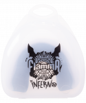 Капа Flamma Inferno White Black MGF-015bw (11+), с футляром, черный/белый