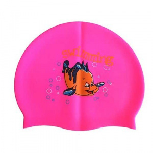 Шапочка для плавания силиконовая с рисунком Dobest RH-С10 (розовая) ― купить в Москве. Цена, фото, описание, продажа, отзывы. Выбрать, заказать с доставкой. | Интернет-магазин SPORTAVA.RU