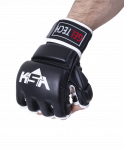 Перчатки для KSA MMA Lion Gel Black, к/з, M