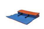 Коврик гимнастический BF-002 взрослый 180*60*1 см (оранжево-голубой)