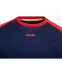 Футболка футбольная Jögel JFT-1011-092, темно-синий/красный