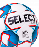 Мяч футзальный Select Futsal Speed DB IMS 850118, №4, белый/синий/красный (4)