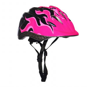Шлем детский RGX Flame черный/розовый с регулировкой размера (50-57) ― купить в Москве. Цена, фото, описание, продажа, отзывы. Выбрать, заказать с доставкой. | Интернет-магазин SPORTAVA.RU