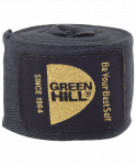 Бинт боксерский Green Hill BC-6235c, 3,5м, х/б, черный