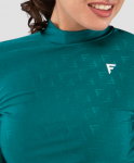 Женская футболка с длинным рукавом FIFTY Majesty emerald FA-WL-0201-EML, изумрудный