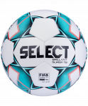 Мяч футбольный Select Brillant Super FIFA 810108, №5, белый/зеленый/черный (5)