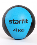 Медбол высокой плотности Starfit GB-702, 4 кг, синий