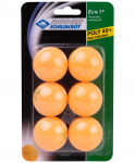 Мячи для настольного тенниса, Donic 1* Elite, оранжевый, 6 шт.